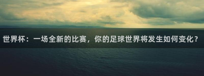 足球世界杯赛程:世界杯:一场全新的比赛,你的足球世界将发生如何变化?